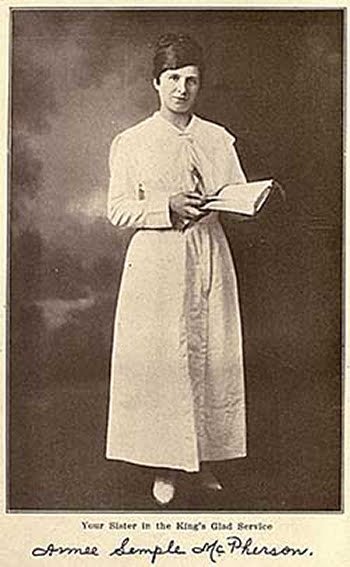 Aimee Semple MacPherson in her late teens