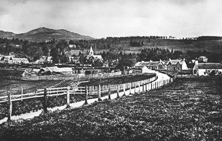 The village of Moulin, Scotland