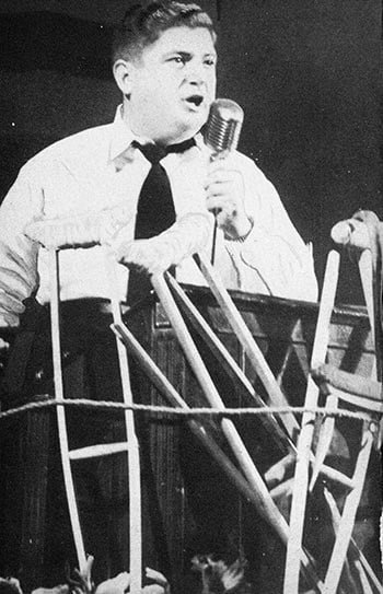 Jack Coe preaching at Pittsburgh Campaign