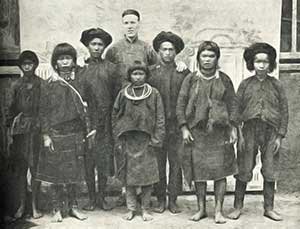 James Fraser with Kachin converts
