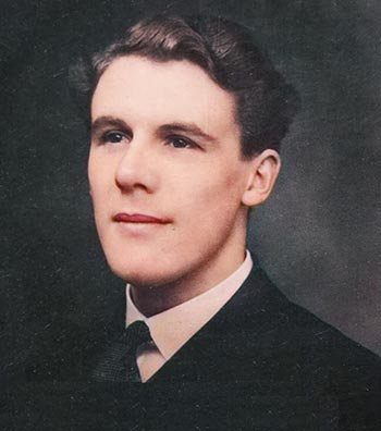 A young Leonard Ravenhill